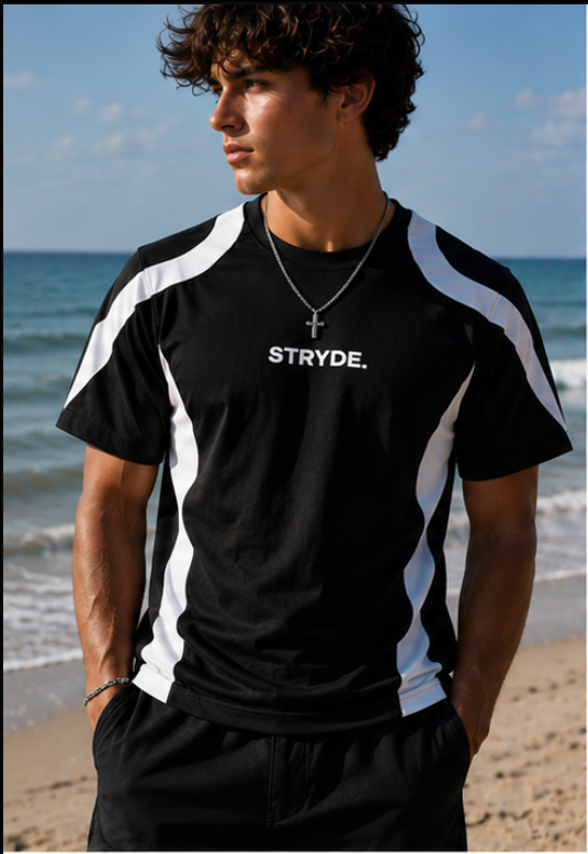 [Pre Order] STRYDE Move Different Shirt - Black & White