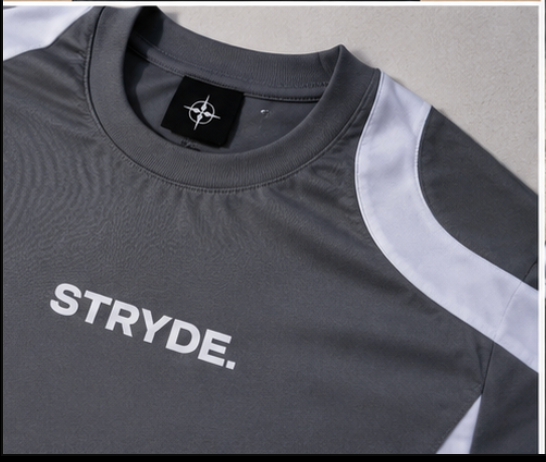 [Pre Order] STRYDE Move Different Shirt - Grey & White