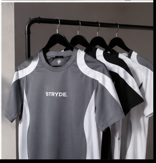 [Pre Order] STRYDE Move Different Shirt - Grey & White