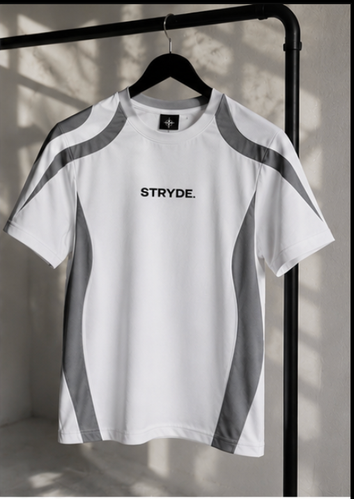 [Pre Order] STRYDE Move Different Shirt - White & Grey