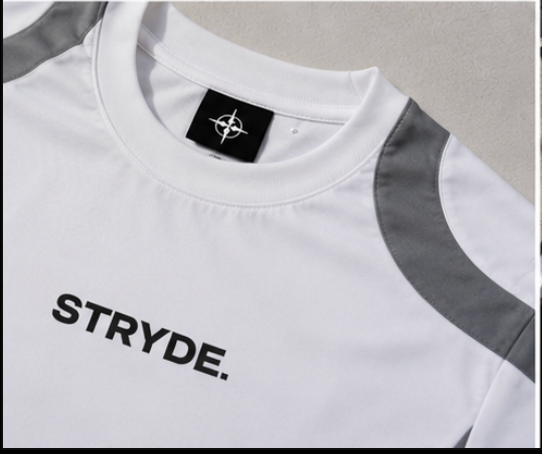 [Pre Order] STRYDE Move Different Shirt - White & Grey
