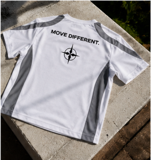 [Pre Order] STRYDE Move Different Shirt - White & Grey