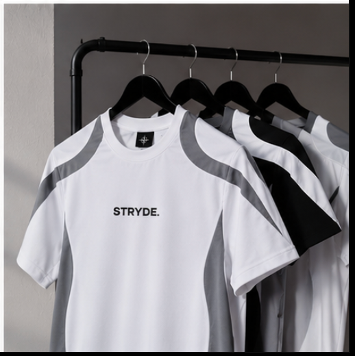 [Pre Order] STRYDE Move Different Shirt - White & Grey